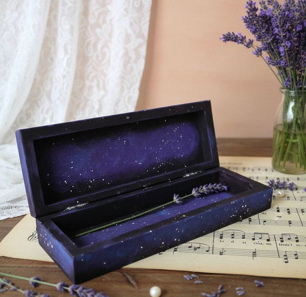 Cutia cu lavanda