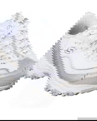 Pantofi sport femei Skechers D Lites-smooth Nostalgia 150537-WSL, 38.5, Alb