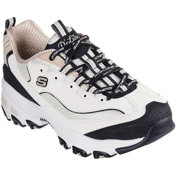 Pantofi sport femei Skechers D Lites-retro Rewind 150536-NTBK, 39, Alb