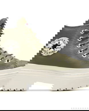 Pantofi sport unisex Converse Chuck Taylor As Lugged Heel A11163C, 38, Verde