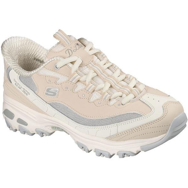 Pantofi sport femei Skechers D Lites-smooth Nostalgia 150537-NTGY, 38.5, Bej
