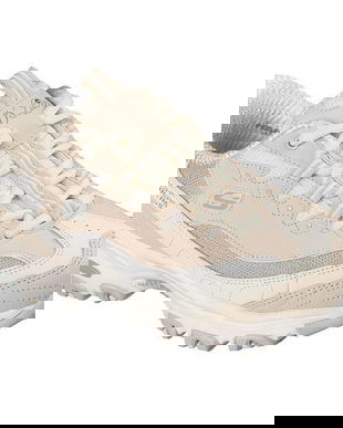 Pantofi sport femei Skechers D Lites-smooth Nostalgia 150537-NTGY, 38, Bej