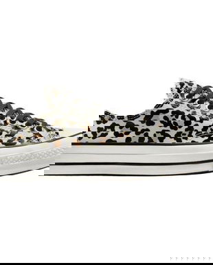 Tenisi unisex Converse Chuck 70 Glow-In-The-Dark Leopard Print A15033C, 36, Verde