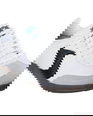 Pantofi sport barbati Skechers Hotshot - Pyke 254150-WBK, 43, Alb