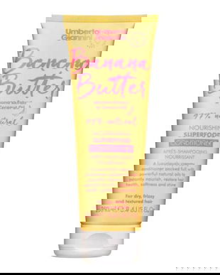 Balsam Hranitor pentru Par Uscat, Frizzy si Texturat - Umberto Giannini Banana Butter Nourishing Superfood Conditioner, 250 ml