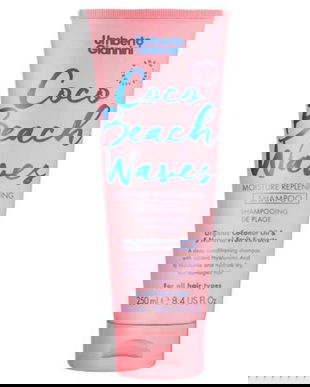 Sampon Hidratant pentru Bucle Lejere - Umberto Giannini Coco Beach Waves Shampoo, 250 ml