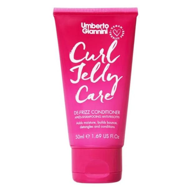 Balsam Anti-Frizz pentru Par Cret, Travel Size - Umberto Giannini Curl Jelly Care Anti-Frizz Conditioner, 50 ml