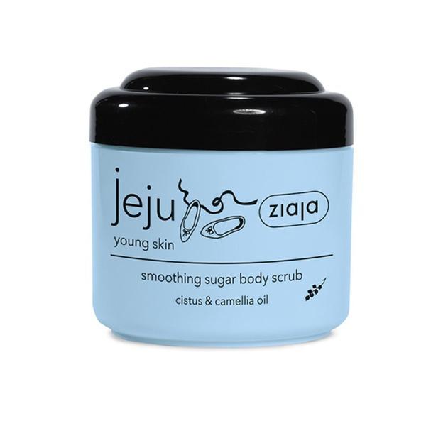 SHORT LIFE - Scrub pentru Corp cu Zahar - Ziaja Jeju Blue Young Skin Sugar Body Scrub, 200 ml