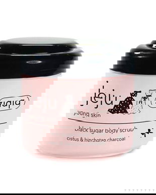 SHORT LIFE - Scrub cu Zahar si Carbune pentru Corp - Ziaja Jeju Pink Young Skin Black Sugar Body Scrub, 200 ml