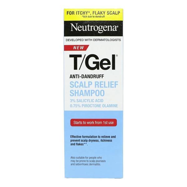 Sampon Anti-matreata, Neutrogena T/gel Scalp Relief, 3%, acid Salicilic, 150 ml