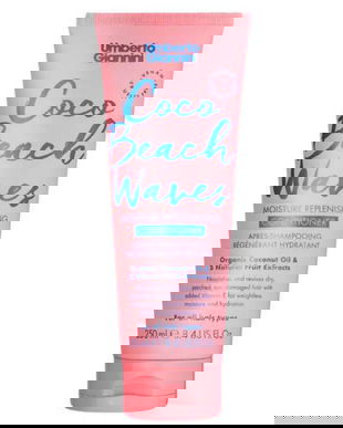 Balsam Hidratant pentru Bucle Lejere - Umberto Giannini Coco Beach Waves Conditioner, 250 ml