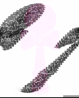 Kendama din Lemn, Joc de &Icirc;ndem&acirc;nare Skill Toy, Design Crăpat, pentru Copii și Adulți