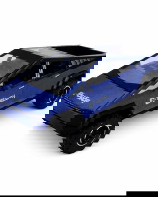 Mașină de Jucărie Tip Pickup Electric Truck, 19 cm, Design Modern, Culoare Albastru