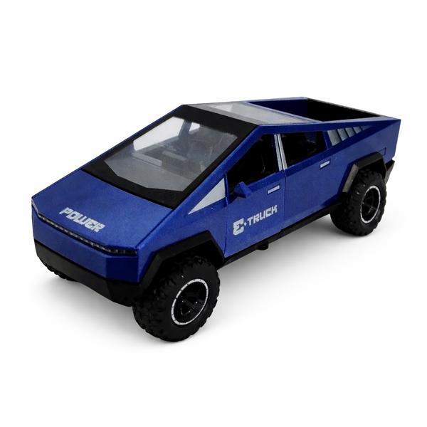 Mașină de Jucărie Tip Pickup Electric Truck, 19 cm, Design Modern, Culoare Albastru