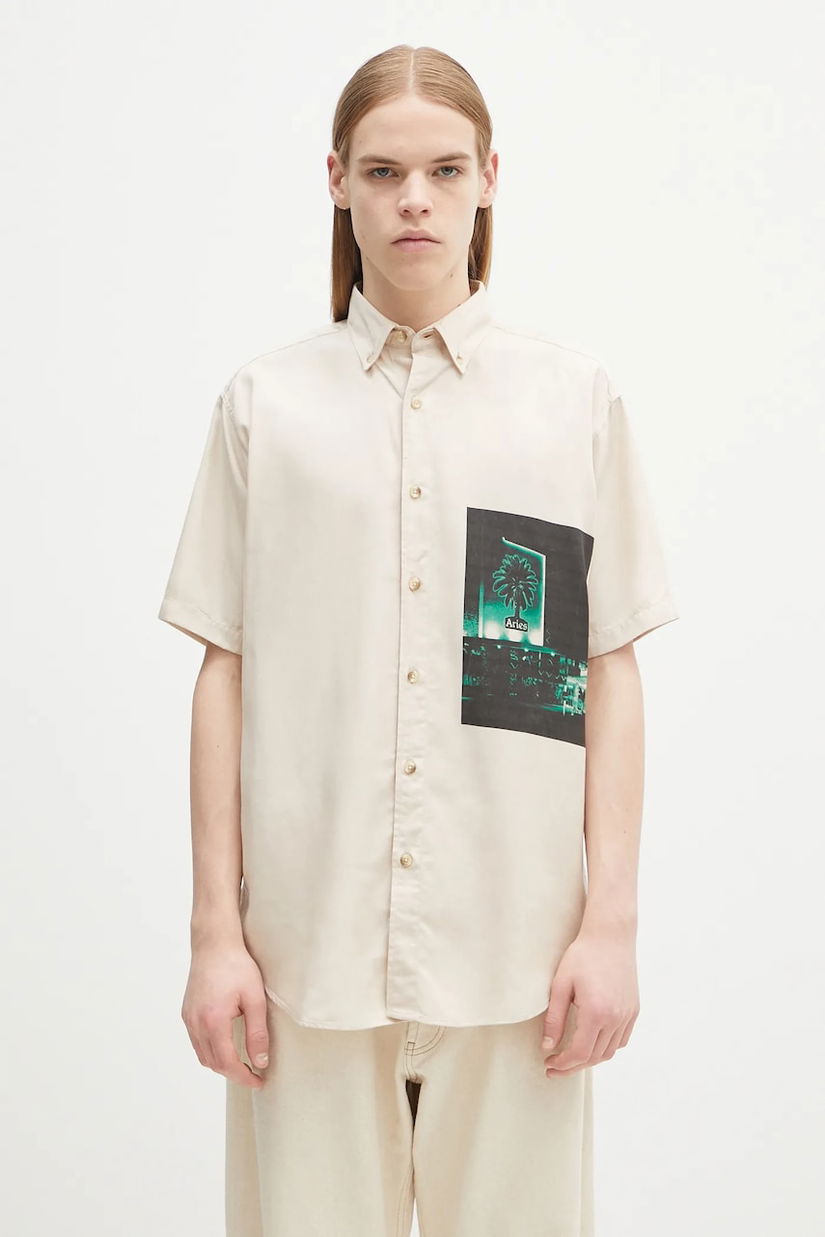 Aries cămașă Motel Graphic Work Shirt