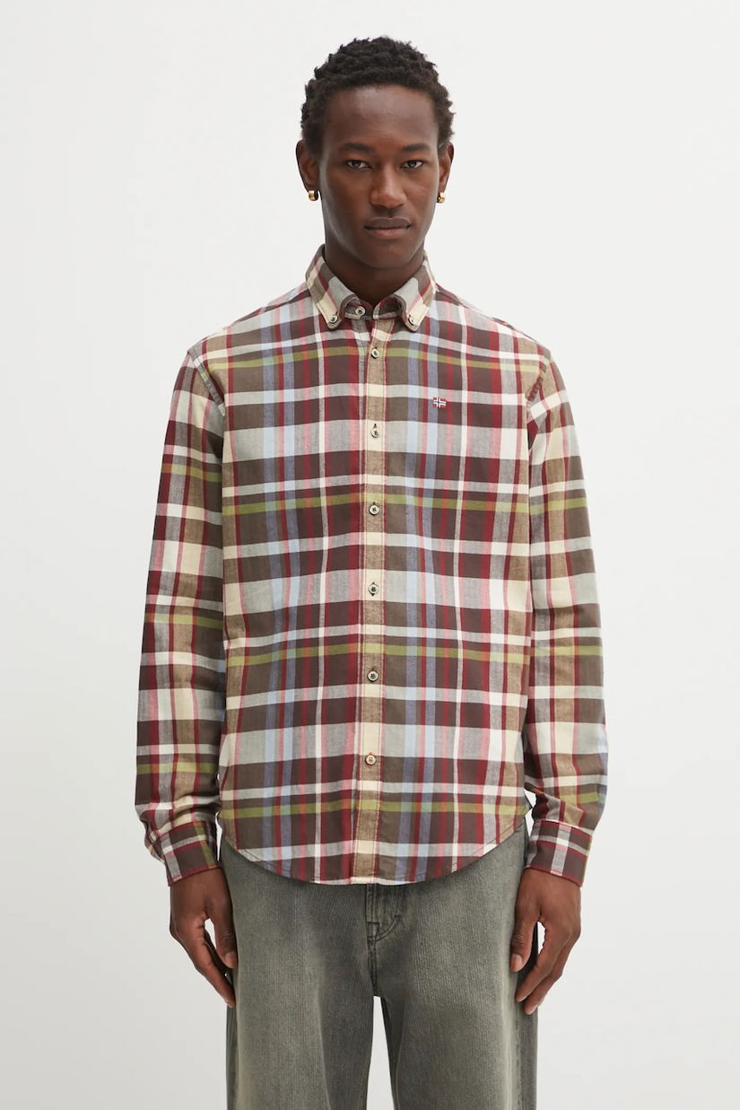 Napapijri cămașă din bumbac G-Trekking 3