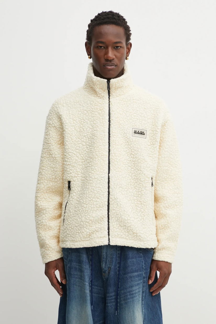 Napapijri hanorac din amestec de lână Napapijri x Martine Rose