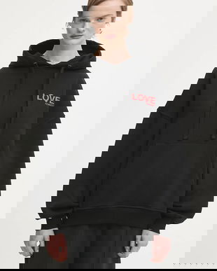 Fiorucci hanorac de bumbac Kissing Angels Love Print Relaxed