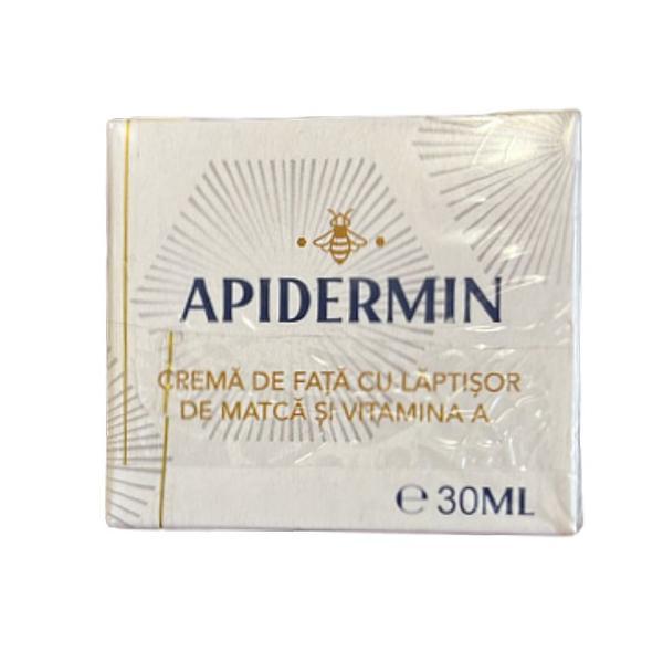 SHORT LIFE - Apidermin Crema de Fata cu Laptisor de Matca si Vitamina A Complex Apicol Veceslav Harnaj, 30 ml