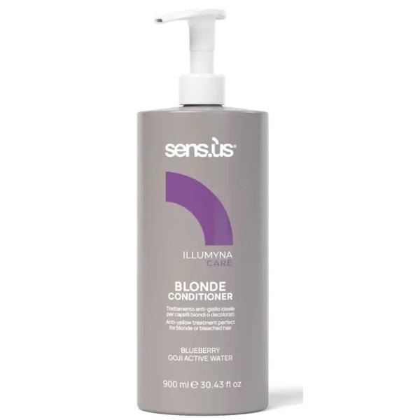 Balsam Anti-Îngălbenire, Sensus Illumyna Blonde Conditioner, pentru Părul Blond sau Decolorat, 900 ml