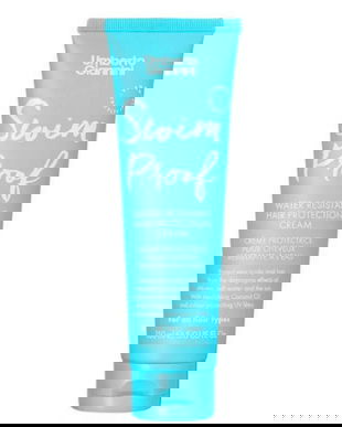 Crema Rezistenta la Apa cu Filtru UV, pentru Protectia Parului in Piscine si Mare - Umberto Giannini Swim Proof Protection Cream, 150 ml
