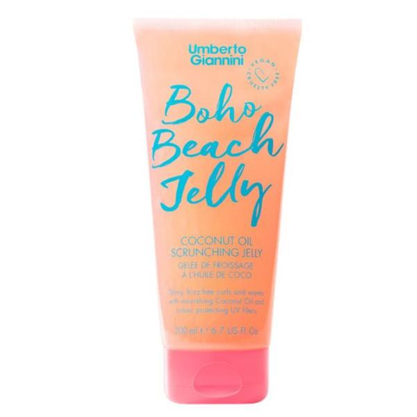 Gel Modelator cu Ulei de Cocos pentru Efect de Bucle Lejere - Umberto Giannini Boho Beach Jelly, 200 ml