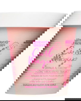 Masca pentru Repararea si Cresterea Parului Cret - Umberto Giannini Curl Repair, 210 ml