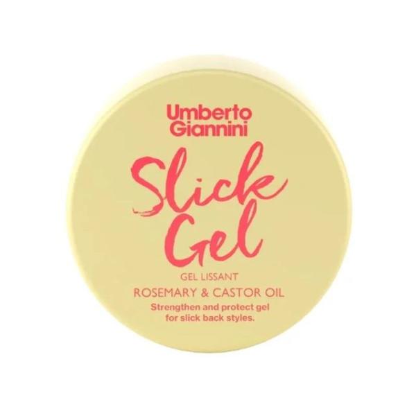 Gel pentru Netezirea Parului, cu Ulei de Rozmarin si Ricin - Umberto Giannini Slick Gel Rosemary &amp; Castor Oil, 50 ml