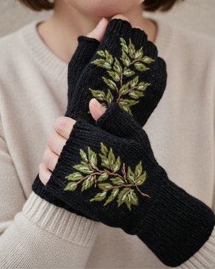 Mănuși handmade fără degete