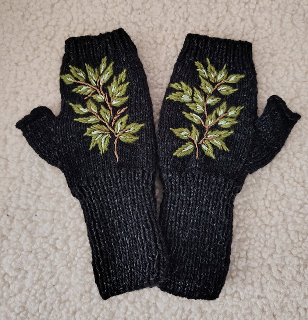 Mănuși handmade fără degete