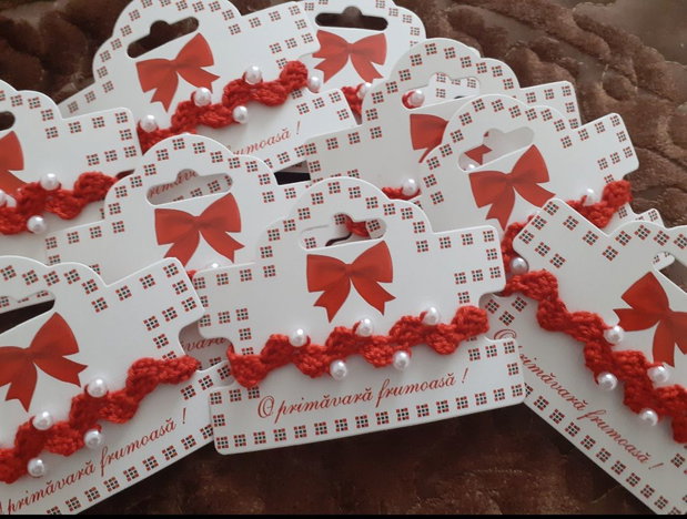 Bratari-martisor crosetate