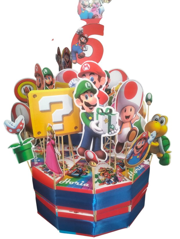 Cutie felie de tort Super Mario