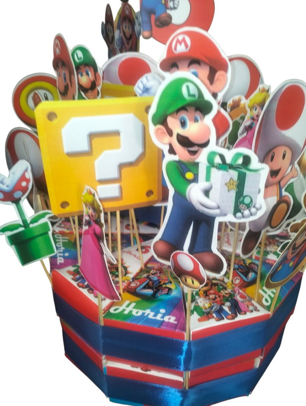 Cutie felie de tort Super Mario