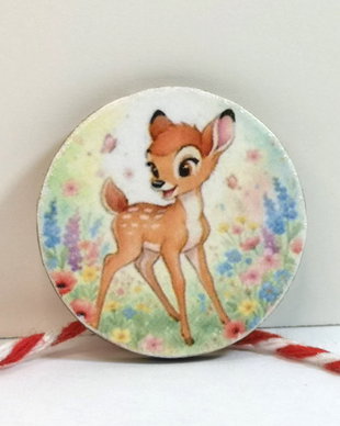 Martisoare copii cu personaje indragite - Bambi