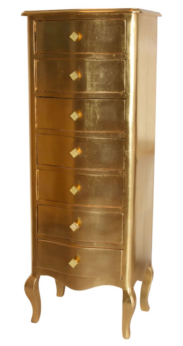 Comoda baroc din lemn masiv auriu