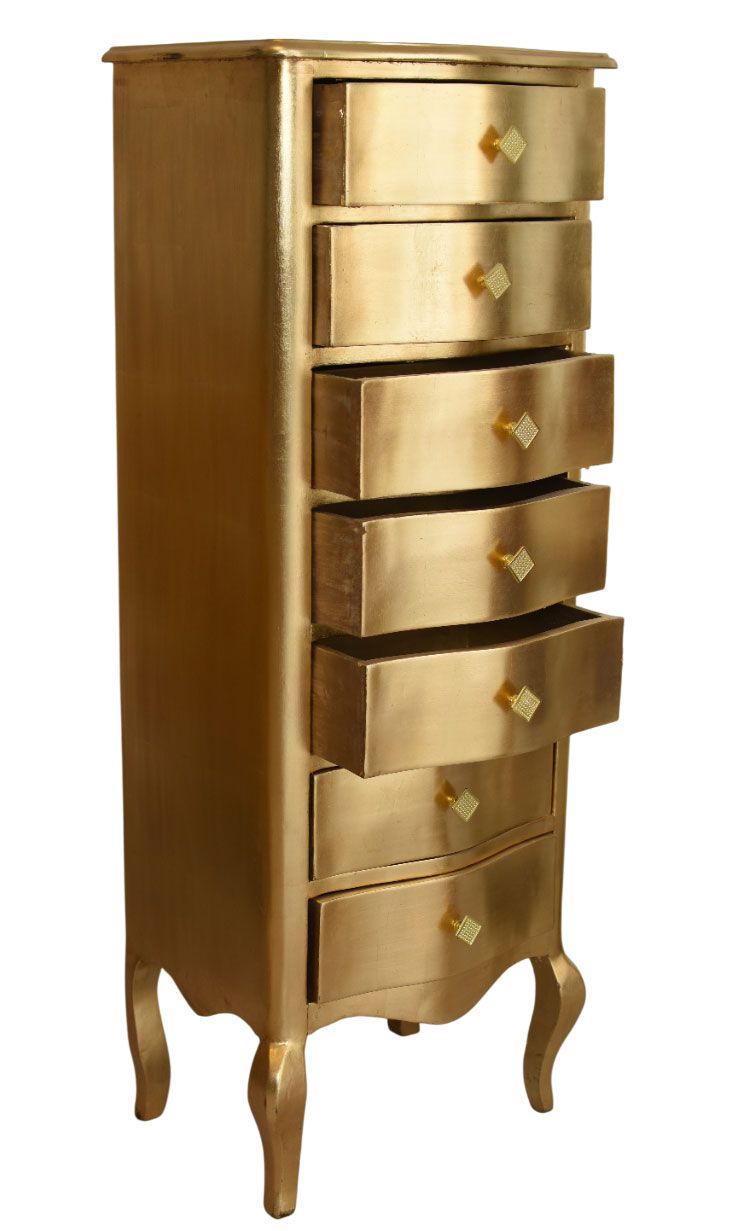 Comoda baroc din lemn masiv auriu