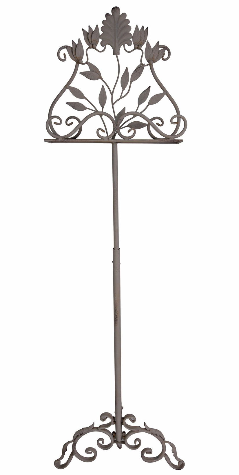 Suport partituri din fier forjat antik brown