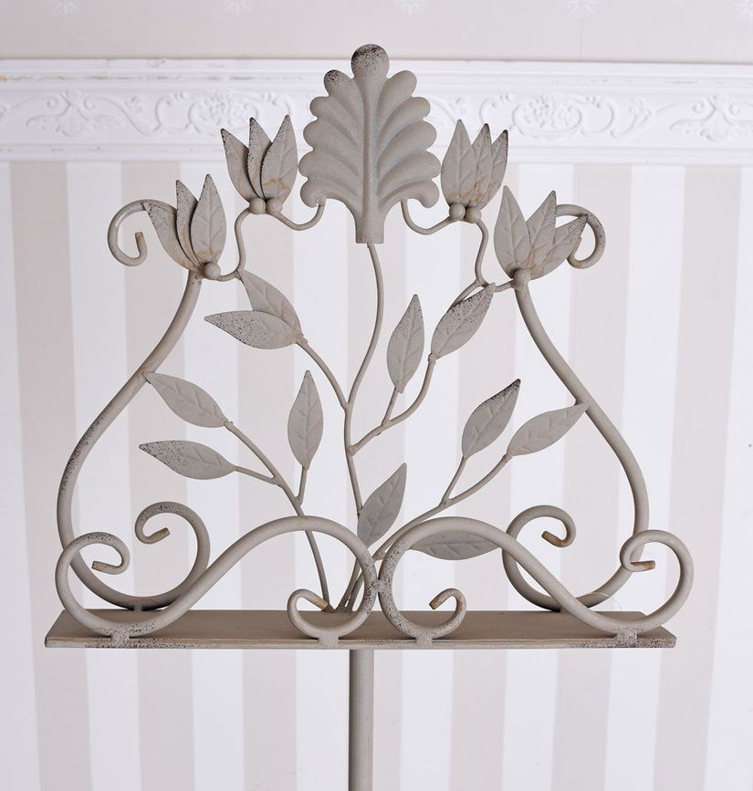 Suport partituri din fier forjat antik brown