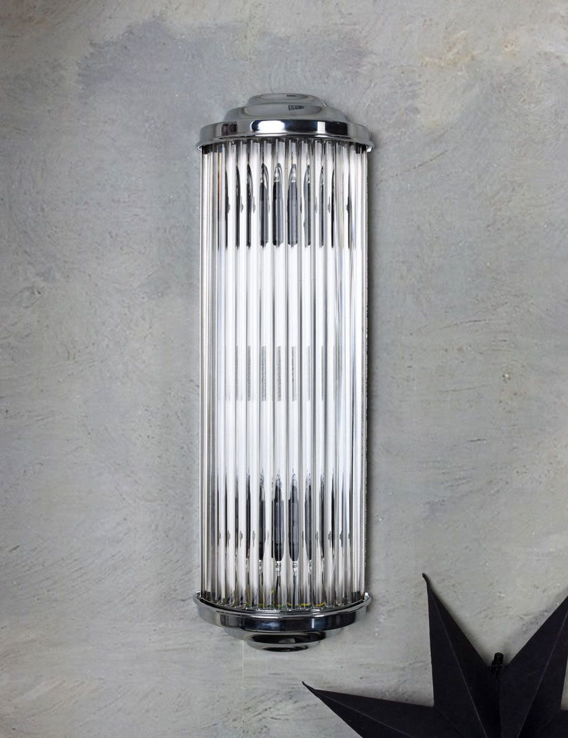 Lampa perete Art Deco argintie