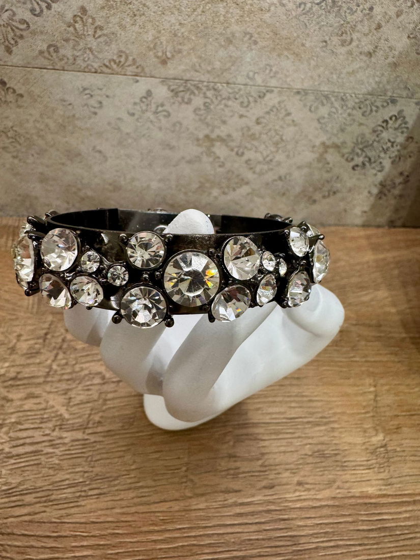 BRATARA VINTAGE SEMNATA J.CREW CRISTALE SUPERBA