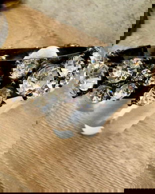 BRATARA VINTAGE SEMNATA J.CREW CRISTALE SUPERBA