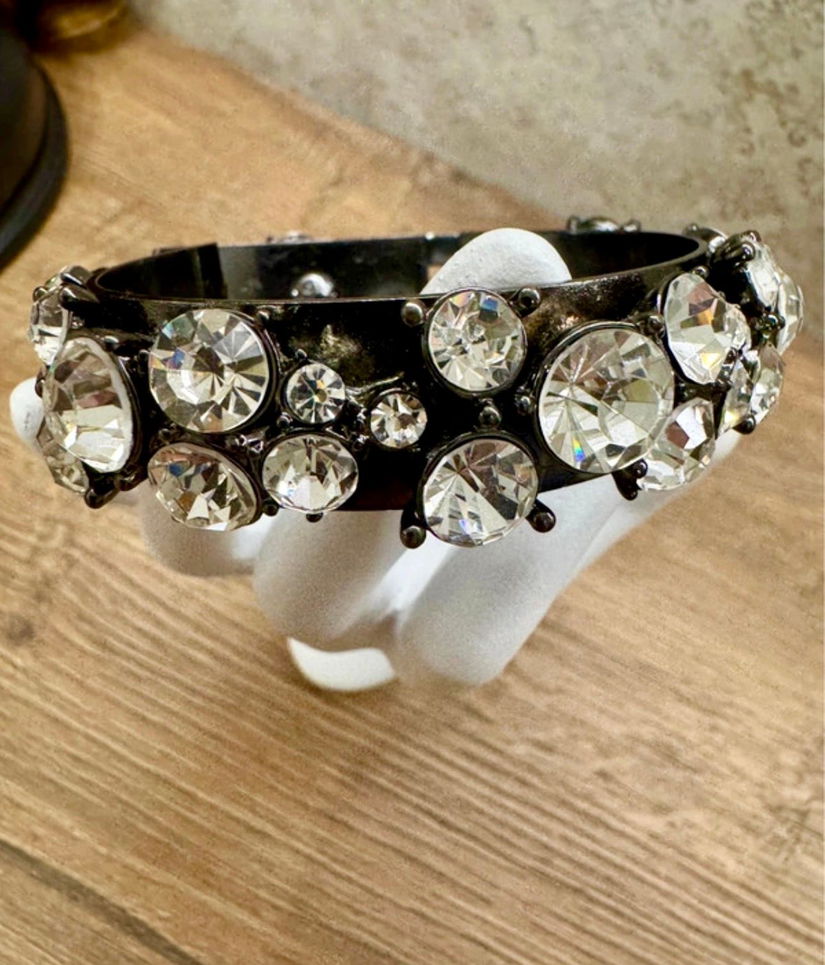 BRATARA VINTAGE SEMNATA J.CREW CRISTALE SUPERBA