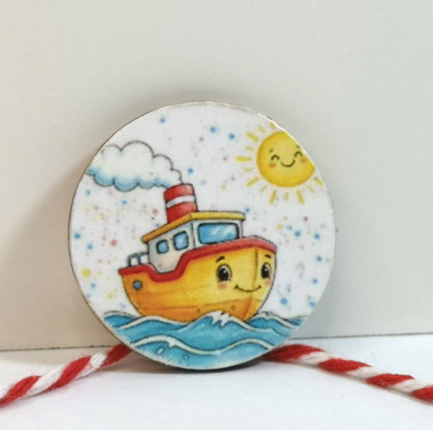 Martisor pentru baieti - vaporas