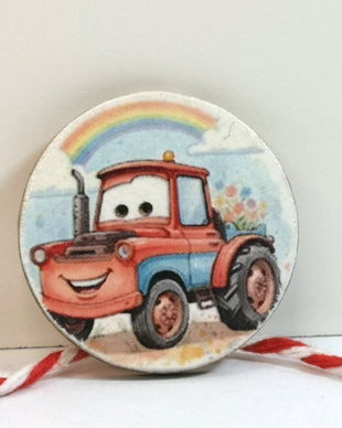 Martisor pentru baieti - tractor