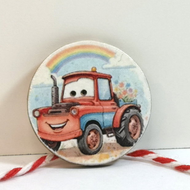 Martisor pentru baieti - tractor