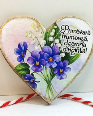 Martisor personalizat pentru profesoara, diriginta