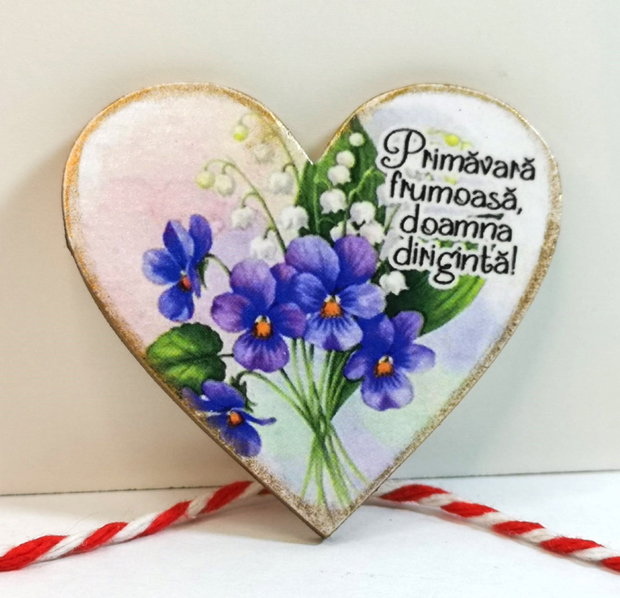 Martisor personalizat pentru profesoara, diriginta