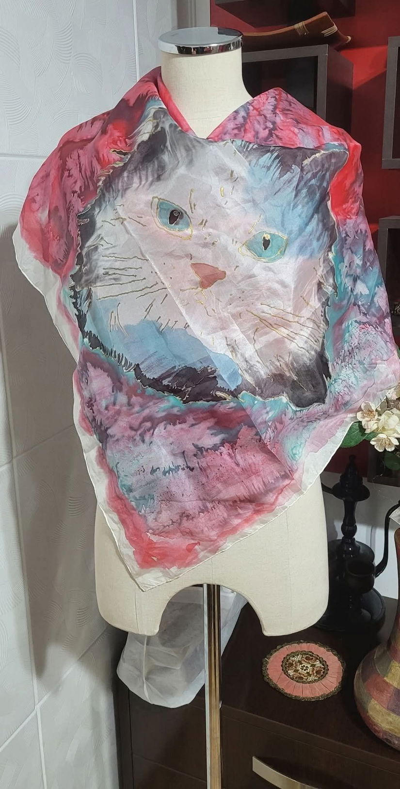 Diverse modele eșarfe mătase cod 3