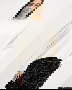 United Colors of Benetton pulover din amestec de lână