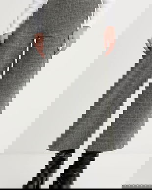 United Colors of Benetton pantaloni din amestec de in